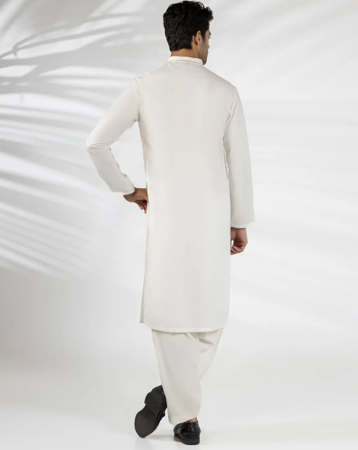 OFF WHITE BLENDED FORMAL KAMEEZ SHALWAR