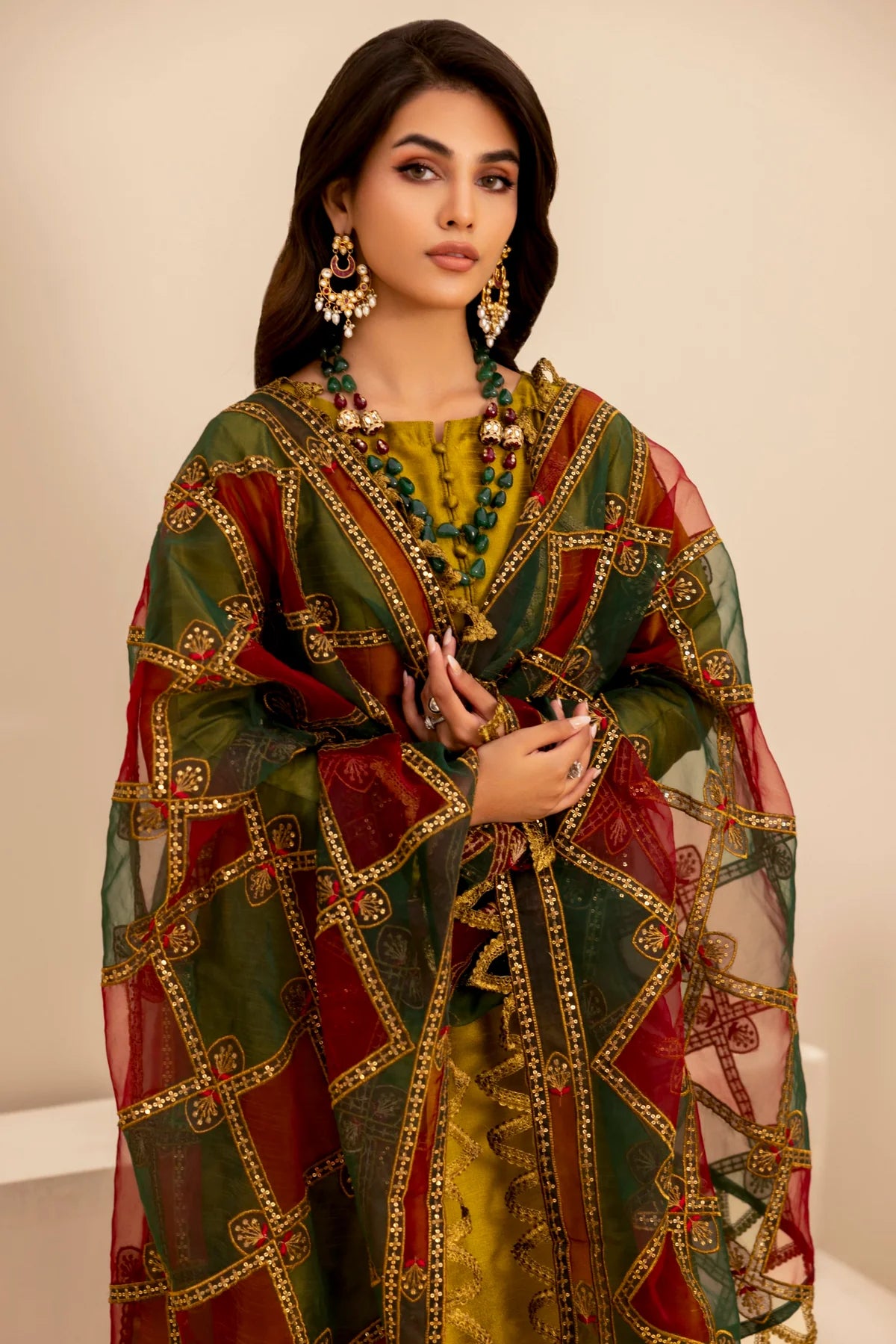 MGS-11 3Pcs Raw Silk STITCHED