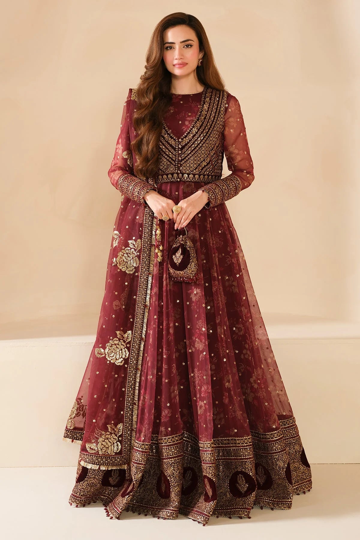 EMBROIDERED VELVET FORMAL
VF-2033
