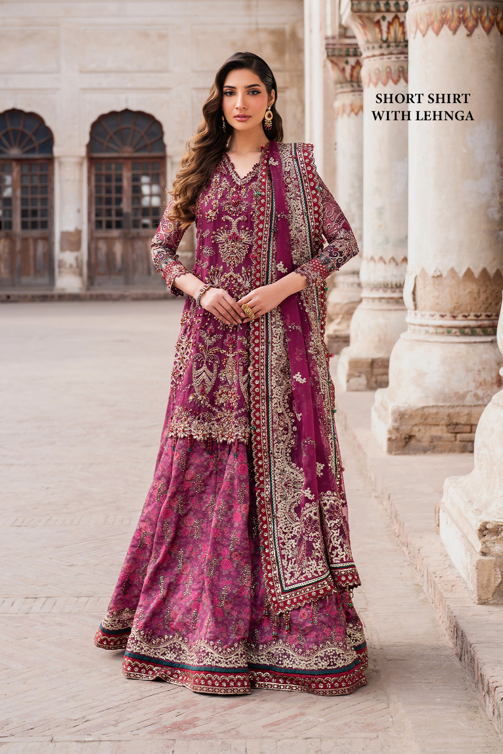 IZNIK ILC-04 EMBROIDERED CHIFFON