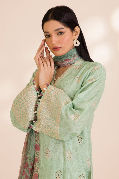 Embroidered Shirt Shalwar Dupatta - 0056