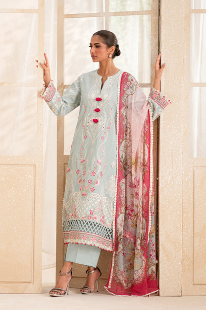 ETHNC WOMEN EMBROIDERED LAWN SUIT