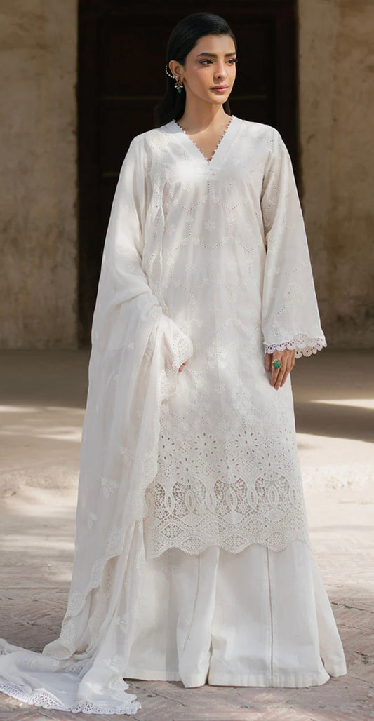 PEARL CHANTELLE-3PC CHIKANKARI SUIT