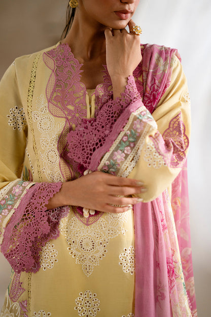 ETHNC WOMEN EMBROIDERED LAWN SUIT