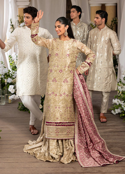 CT 29005 Gold Love - Haye Dil | Unstitched | 3 Piece