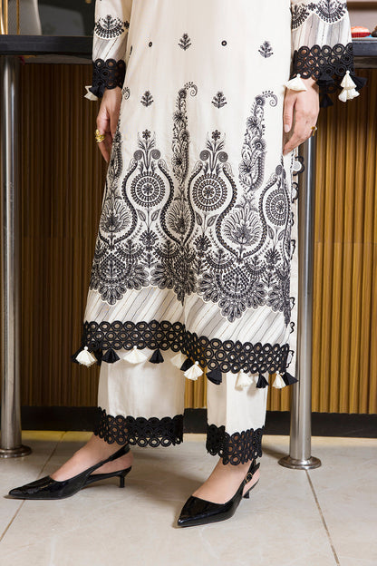 Embroidered Shirt Shalwar Dupatta - 0071