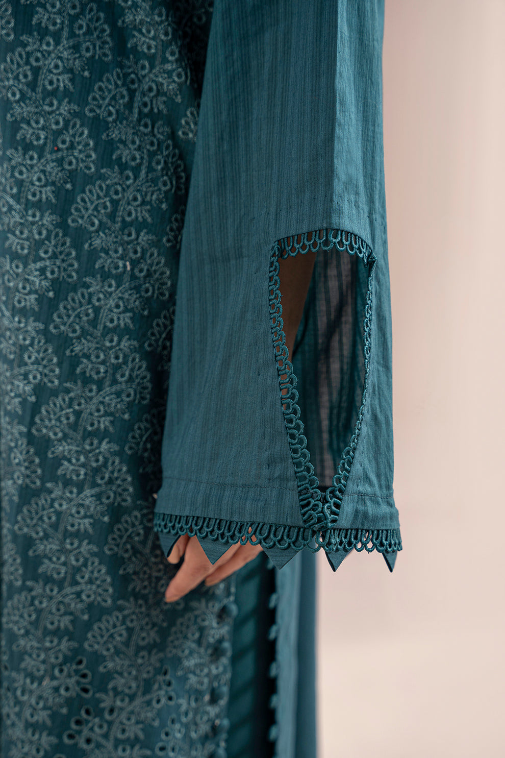 Embroidered Shirt Shalwar Dupatta - 0537