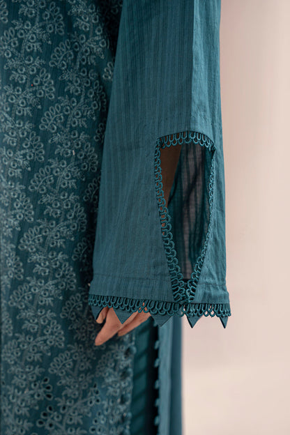 Embroidered Shirt Shalwar Dupatta - 0537