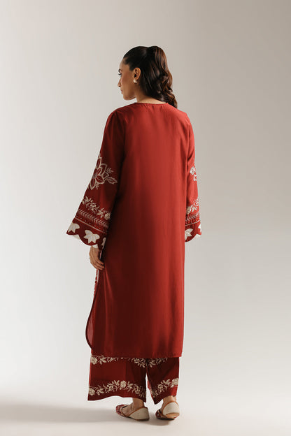 ETHNC WOMEN EMBROIDERED SUIT