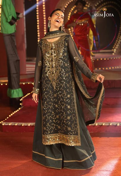 AJLLF-02 EMBROIDERED CHIFFON 3 PCS