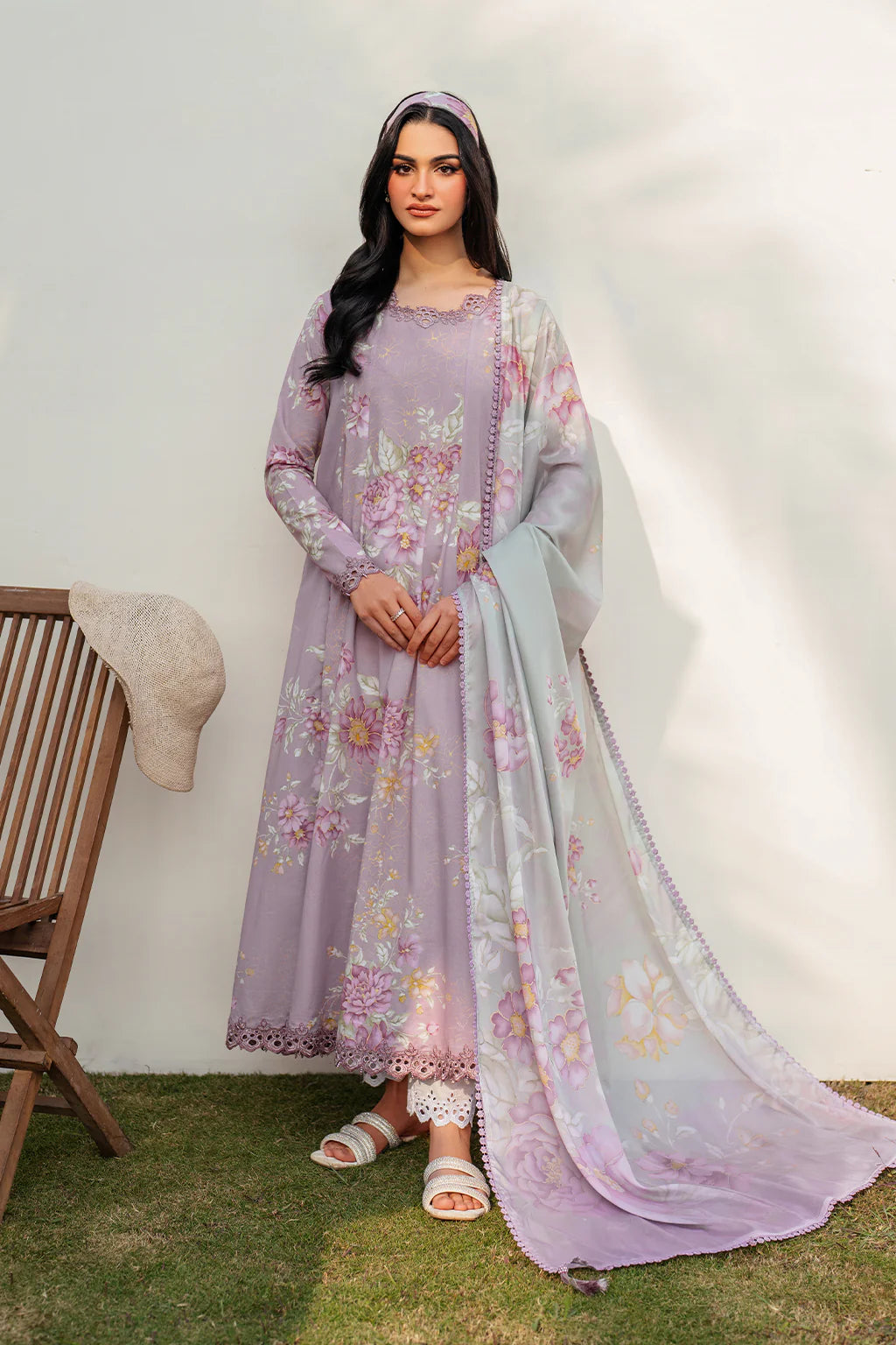 UE-392 PRINTED LAWN