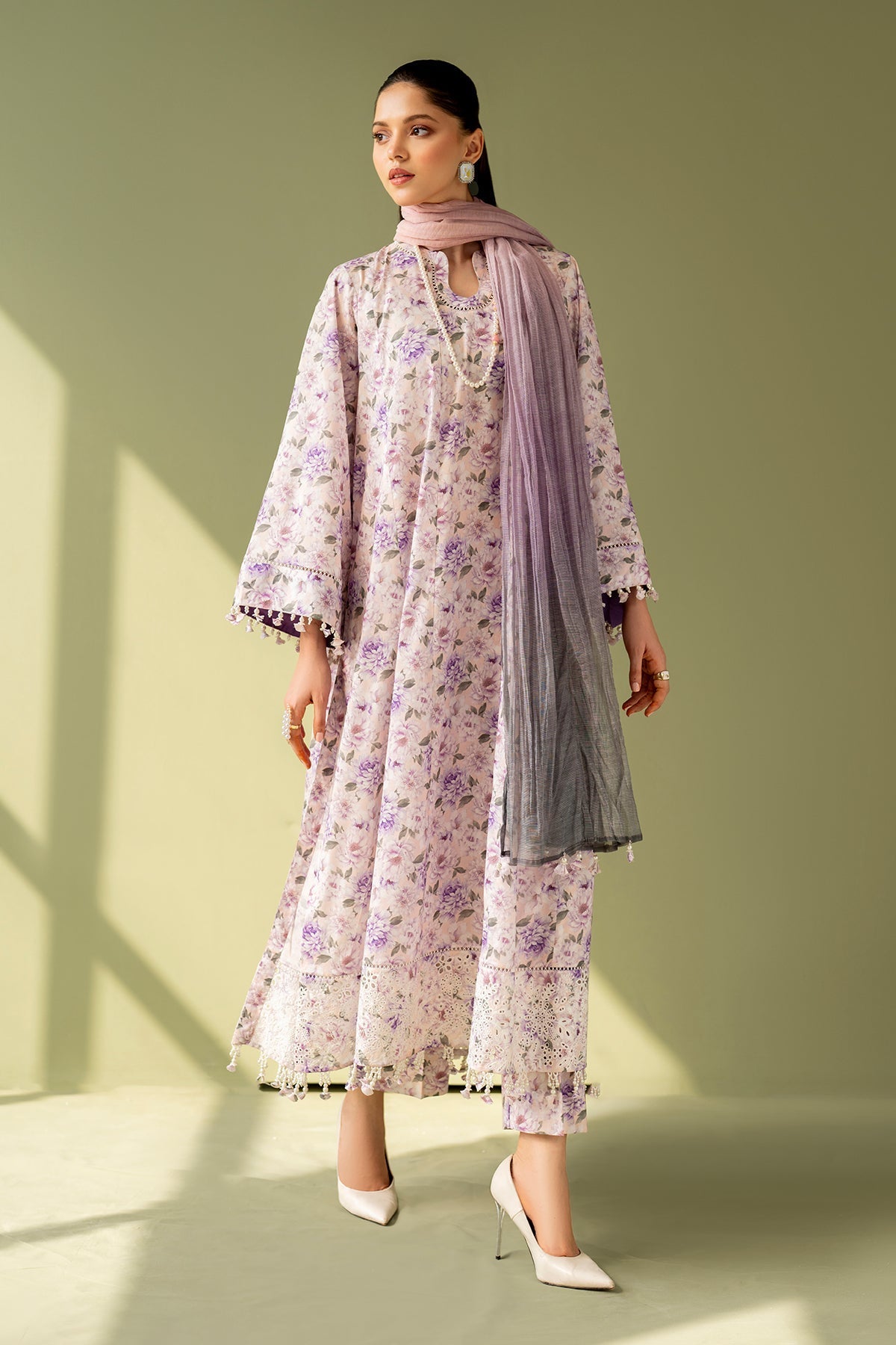 EMBROIDERED PRINTED LAWN SF-4168