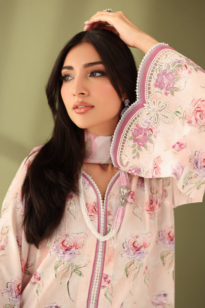 EMBROIDERED PRINTED LAWN SF-4112
