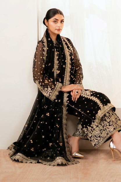EMBROIDERED CHIFFON SF-4038