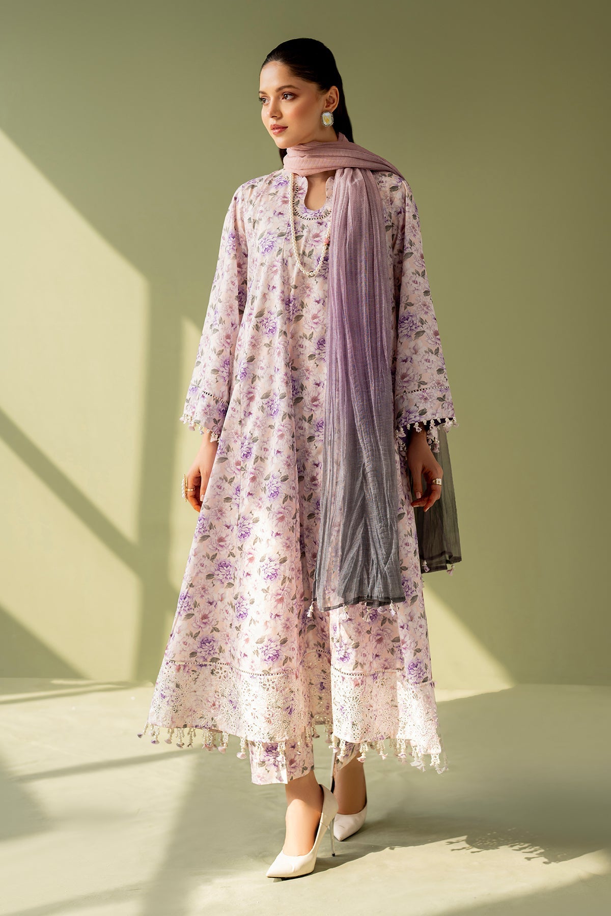 EMBROIDERED PRINTED LAWN SF-4168