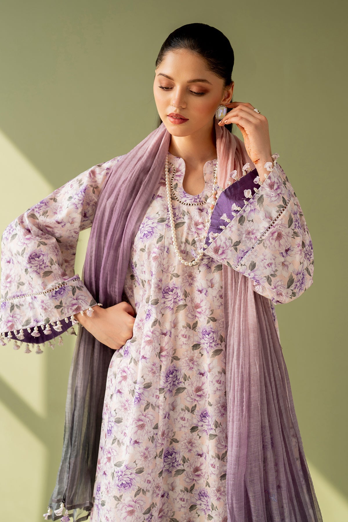 EMBROIDERED PRINTED LAWN SF-4168