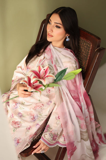 EMBROIDERED PRINTED LAWN SF-4112