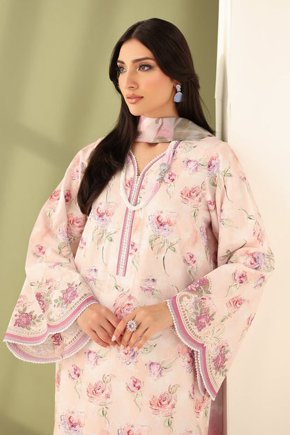 EMBROIDERED PRINTED LAWN SF-4112